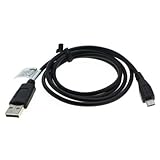 GIGAFOX® USB Sync-Kabel, Ladekabel, Datenkabel (Micro-USB) 1m schwarz für TOLINO Vision 4 HD, Tolino Page, Tolino Vision 3 HD, Tolino Shine 2 HD, Tolino Vision 2 und Tolino Vison E-Book-R