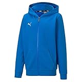 PUMA Jungen teamGOAL 23 Casuals Hooded Jacket Jr Trainingsjacke, Electric Blue Lemonade, 128