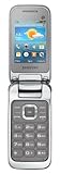 Samsung C3590 Klapphandy (GSM-Quadband,GPRS, Edge, Display 6.0 cm(2.4 Zoll)) Titanium Silb