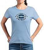 True Patriot Any Given Sunday Pats Football New England Super Bowl Premium T-Shirt Frauen Shirt, Größe:L, Farbe:Hellblau (SkyBlue L191)