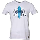 Herren T-Shirt VW Bulli »Surfteam« Weiß Multi Gr.L