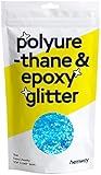 Hemway Polyurethan und Epoxid-Glitter - Extra Chunky - 1/24' 0,040' 1 mm (Fluorescent Blau) für Kunst und Gewerbe, No Bleed, Dekoration, Tumblers, Kunstwerk, Boden, Handwerk - 100g