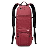 iGuerburn Rucksack für Größe D Tank (2.0L) Sauerstoffflasche O2 Sauerstoff Tank Tasche Träger für Zylinder (Rot)