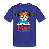 Spreadshirt Pippi Langstrumpf Logo Teenager Premium T-Shirt, 146-152, Königsb