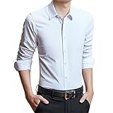 Hemd Herren Business Casual Mode Slim Fit Herren Langarm Hochzeit Bankett Host Party Arbeit Frühling Und Herbst Boutique Herren S