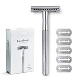 Rasierhobel · Brooklyn Soap Company · Hochwertiger Nassrasierer aus verchromten Metall · Für eine besonders präzise und schonende Rasur von B