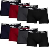 Merish Boxershorts Herren Mehrfarbig Retroshorts 8er Set Modell 216b XL