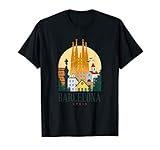 T-Shirt Barcelona - Geschenk Spanien Urlaub Stadt Motiv T-S