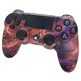 Wireless Controller, USB Controller für PC PS4 Slim/PS4 Pro, Bluetooth Remote Joypad Gamepad, mit Dual Vibration und 6-Achsen und Audiofunktion Kompatibel mit PS4 / Pro/S