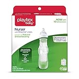 Playtex BPA Free Premium Nurser Bottles with Drop In Liners 3 Count, 8 Ounce by Playtex