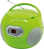 Soundmaster SCD2120GR CD-Boombox mit UKW Radio und Hörbuchfunk