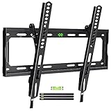 USX-MOUNT Neigbare TV Wandhalterung, TV Halterung Ultraslim für 26-55 Zoll LED, LCD, OLED, 4K, Plasma TVs, Neigbare Fernseher Wandhalterung bis zu 45kg, Max.VESA 400x400mm, Wandhalterung F