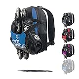 CADOMOTUS Urban Flow Gear Bag | 15L Wettkampf Sport Rucksack für Kinder | Ultraleichte Sporttasche zum Skaten, Eislaufen und Radfahren | 6 Fächer | Starkes Nylon | 40x30x10
