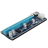 Yctze PCIe Riser 1x bis 4X Hochwertige Pcba- und Eva-Materialien und vergoldete Kontakte können stabile Leistung liefern und effektiv schnelle Datenübertragung ermög