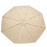 YXIUER Octagon Wasserdichte Überdachung Garten Sonnenschirm Abdeckung Outdoor Garten Bananen Regenschirme Abdeckung Überdachung Terrasse Markise Sonnenschutz Shelter (Farbe: Beige)