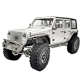 Loads JDMODEL RC Crawler, 1/110 4x4 Metall Ferngesteuert Offroad Auto Modell mit Licht, Hoher und Niedriger Gang