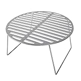 Krystallove Titanium Charcoal BBQ Grillplatte Grillnetz Aus Titan Klappbares Tragbares Gestell Camping Im Freien Klappgrill Tragbarer Picknickgrill Outdoor-Titan-Grillgrill Mini-Holzkohlegrill T