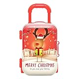 Kreative Koffer Spardose, Mini Klein Trolley Gepäck Sparschwein, Moderne Desktop Dekoration Sparbüchse, Simulation Reisekoffer Aus ABS Kunststoff, Nette Reise Box
