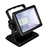 Akku-betriebene LED-Arbeitsleuchte 30 W 6.5H Beleuchtung Wasserfest Spots frei 12-monatige Garantie Outdoor Camping Notfall Leuchten Strahler mit SOS M