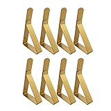 SOONPAM Tischtuchklammern, Tischdeckenklammer Picknick tischclips Tischdecke im Freien Edelstahl Tischdeckenhalter für Picknicks Abschluss Party Hochzeit 8Pack