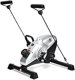 Mini Bike Heimtrainer Pedaltrainer Hometrainer Arm- und Beintrainer, unter dem Tisch mit LCD-Monitor und einstellbarem Widerstand für B