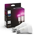 Philips Hue White & Col. Amb. E27 Doppelpack 2x806lm 9W