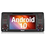 Vanku Android 10 Autoradio für BMW 3er E46 Radio mit Navi Unterstützt Qualcomm Bluetooth 5.0 DAB + CD DVD Android Auto WiFi 4G 7 Zoll B