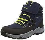 Geox Junior Boy J SENTIERO BOY B WPF ANKLE BOOTS NAVY/LIME_35 EU