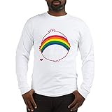 CafePress Langarm-T-Shirt CareBear-Rainbow Gr. M, weiß