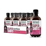 Hohes C Super Shots Antiox (12 x 330ml) – Zellschutz mit Brombeere, Himbeere, Erdbeere, Grüner Mate Tee-Extrakt, Aronia – vegan, ohne Zuckerzusatz & Konservierung