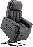 ZeoTioo Fernsehsessel Sessel Elektrisch Aufstehhilfe Fernsehsessel Relaxsessel elektrisch verstellbar Fernsehsessel Relaxsessel (Color : Schwarz)