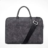 YUBIN Laptop-Rucksack Wasserbeständige Laptoptasche 14 Zoll / 15 Zoll Laptop Schulter Messenger Bag Fallhülse Aktenkoffer Office Tasche Für Männer Frauen Notebook-Computertasche Ak