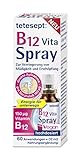 tetesept B12 Vita Spray – Ergänzungsmittel mit hochdosiertem Vitamin B12 – Zur Verringerung von Müdigkeit und Erschöpfung – 1 x 12