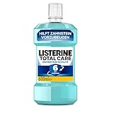 Listerine Total Care Zahnstein-Schutz (600 ml) mit neuer Formel, schützende Mundspülung zur Vorbeugung von Zahnstein mit 6 in 1 Wirkung, Rundumschutz vor Z
