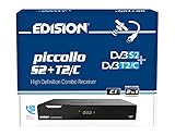 Edision PICCOLLO S2+T2/C Combo Receiver H.265/HEVC (DVB-S2, DVB-T2, DVB-C,) CI Full HD USB schw