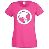 Youth Designz Damen T-Shirt Modell Thor - Rosa XS