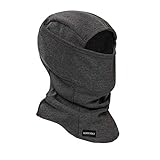 KOOLSOLY Sturmhaube-Skimaske ， Warme und Winddichte Fleece-Wintersportkappe für Männer, F