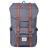 KAUKKO Rucksack Damen Herren Schön und Durchdacht Daypack mit Laptopfach für 14 Zoll Notebook für Schule,Uni, 22.4 L