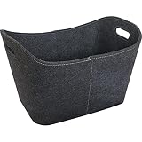 Firefix Kaminholzkorb aus Filz 56 cm x 35