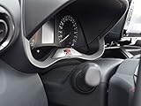 Interieur Stahlabdeckung für GR Yaris IV | 1 Stück Instrumententafel Emblem Dekor Platte Gebürstet XP210 Zubehö