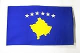 AZ FLAG Flagge Kosovo 150x90cm - Republik Kosovo Fahne 90 x 150 cm - flaggen Top Q