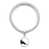 DIYthinker Damen Heiße Frauen-Bikini-Lange Beine Sliver Armband Laufende Anhänger Schmuck