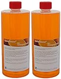 Mastercleaner Orangenreiniger Konzentrat mit nat. Orangenöl der hochwirksame und kraftvolle Allzweckreiniger 2 * 1 Liter Vorteilspack Biologisch abbaub