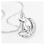 FORETTY DF819 Memory Cremation Hundeanhänger, Sie haben Pfotenabdrucke auf Meinem Herzen, Urne Halskette Memorial Heaksake Schmuck for Haustier/Hunde/Katzen-Asche Kreuzungsk