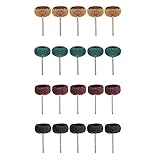 Schleifpolierscheiben Die Schleif Polierscheiben Polisher Sanding Discs Schleifzubehör Holz Abrasive Polierpads Polier- Schleifaufsätze für Metallschmuck Polieren Reinigungsdrehwerkzeug 20 Stück
