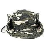 Jamicy™ Unisex Camouflage Military Cap Fisherman's Hat Flat Cap Top Cadet Caps Einstellbare Corps Vintage Top Hüte Outdoor Wandern Camping Angeln Reisen Hut, Braun - coffee - Größe: Einheitsgröß