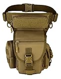 ZOYEOSIK Taktisches Militär Oberschenkel-Hüfte MOLLE Drop Leg Gürteltasche Werkzeug-Tasche Outdoor-Paket für Motorradtouren Wandern Reisen Angeln 7 Farb