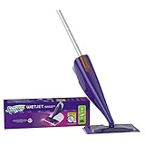 Swiffer WetJet Bodenwischer (Bodenstarter + 5 Wischtücher + Bodenreiniger) All-in-1 Wischer Set als Starterset für fast jeden B