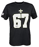 New Era New Orleans Saints NFL T Shirt American Football Schwarz - M