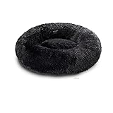King Hundebett Sofa Korb Hundebetten Spaß Waschbar Abnehmbare Hundehütte Lange Luxe Plüsch Outdoor Großes Haustier Katze Hundebett Warme Matte Sofa-Schwarz-Decke,XXL-100CM,C